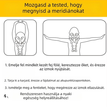 EVA nyakmasszázs párna – jóga kiegészítő egészségmasszázshoz