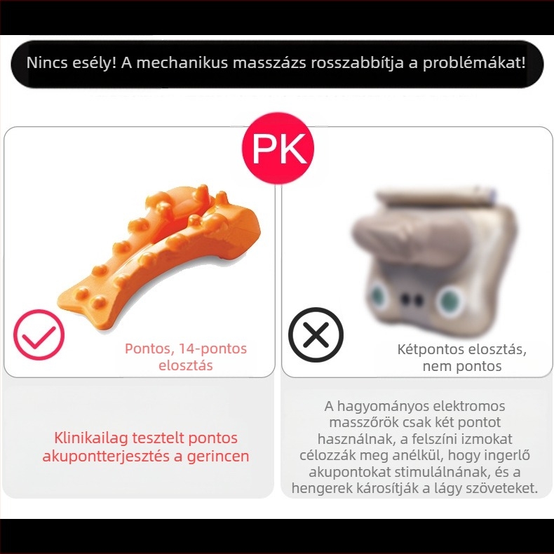 EVA nyakmasszázs párna – jóga kiegészítő egészségmasszázshoz