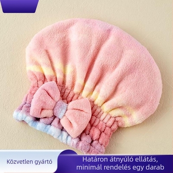 Hajszárításhoz való sapka korall plüsselből, 150D szál, hatszálas szövés, súly kevesebb mint 30 g