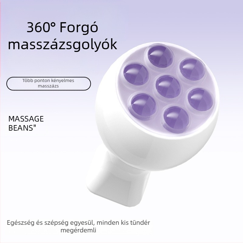 Kézzel működtethető kvarcból készült golyós arcmasszírozó és jáde arcrroller, arc és nyak, elektromos nélkül