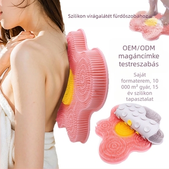 Szilikon zuhanypárna falra szerelhető – hátmasszázs és lábápolás, univerzális használat, testreszabható