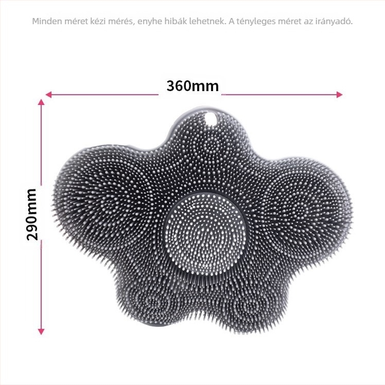 Szilikon zuhanypárna falra szerelhető – hátmasszázs és lábápolás, univerzális használat, testreszabható