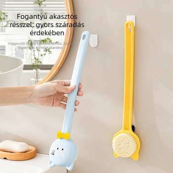 Hosszú fogantyújú zuhany- és masszázs sörtés kefé a hátra – Hongyu, Zhejiang eredetű, PP anyag, kód HY-0378