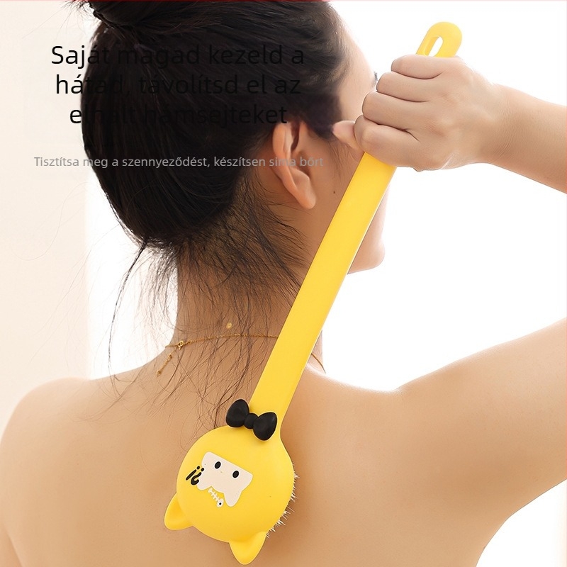 Hosszú fogantyújú zuhany- és masszázs sörtés kefé a hátra – Hongyu, Zhejiang eredetű, PP anyag, kód HY-0378