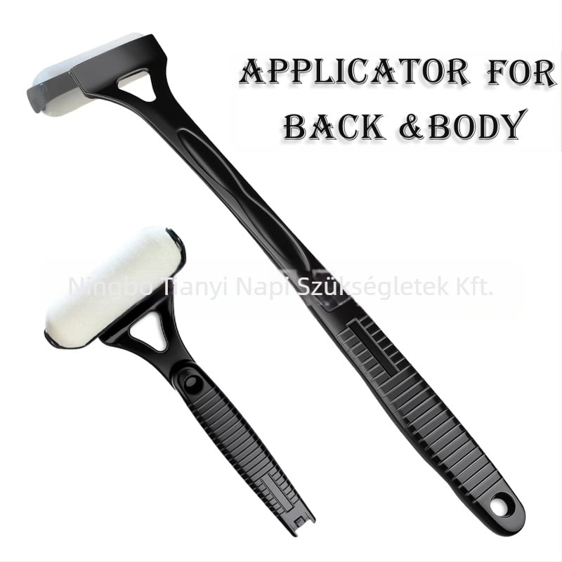 Hát-krém/ testápoló alkalmazó hosszú, összecsukható fogantyúval és szivacsgörgővel | Anyag: ABS műanyag + szivacsgörgő