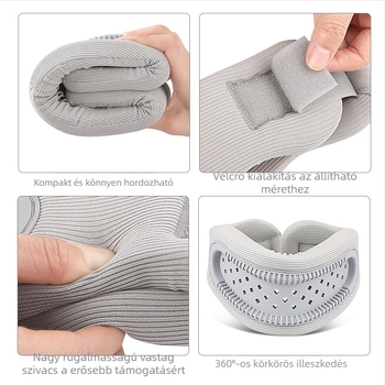 Memóriás pamutból készült nyaki támasz, nyakápolásra és masszázsra