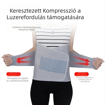 Derékvédő, lélegző anyag, univerzális használat, futáshoz, edzéshez és masszázshoz