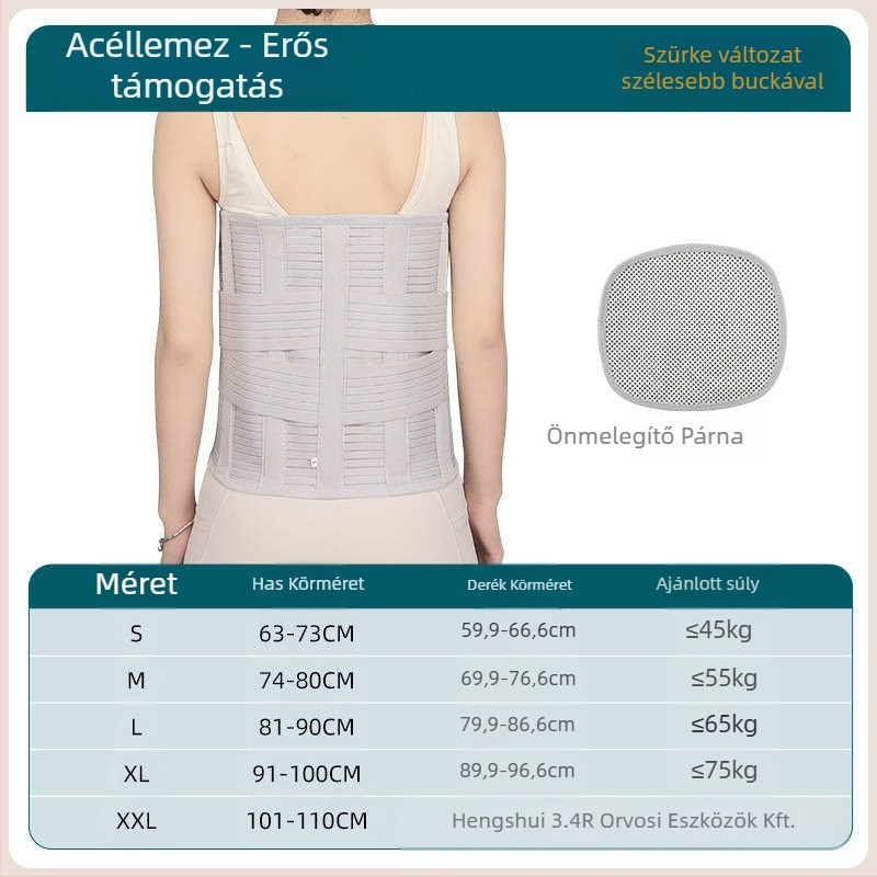 Derékvédő, lélegző anyag, univerzális használat, futáshoz, edzéshez és masszázshoz