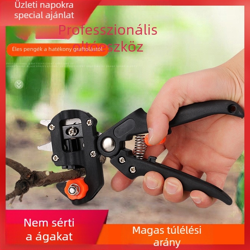 Többfunkciós oltóeszköz HJ-09 | szerszámacél pengével, elektroforezises felületkezelés, PVC markolat, tömeg 500 g