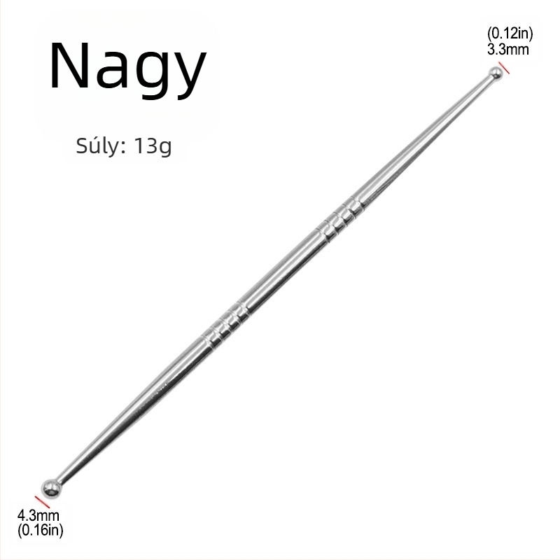 Rozsdamentes acél agyagvéső eszköz – részletekhez, precíziós hegy, alkalmas lágy agyagra, kő- és polimer agyagra