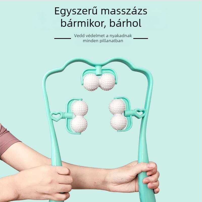 Kézi nyak- és hátmasszírozó 6 műanyag vákuumos csészével