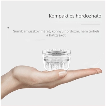 Smooth Hair XF-1 fejbőr gyógyszeradagoló, kis négyzet alakú átlátszó vezető fésű – 38 g, olajkontroll és a fejbőr nyugtatása