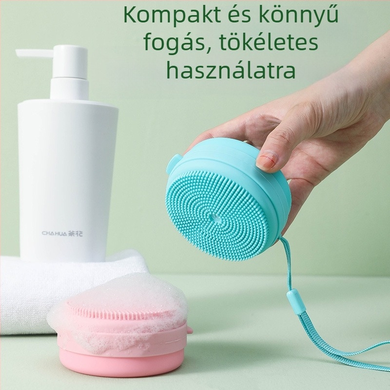 Szilikon fürdő- és masszázskefe általános használatra