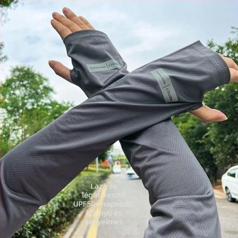 Kerékpáros ujjvédők napvédelmi és hűtési funkcióval, minimalist poliészter, 81–95% tartalom, 2024 tavasz