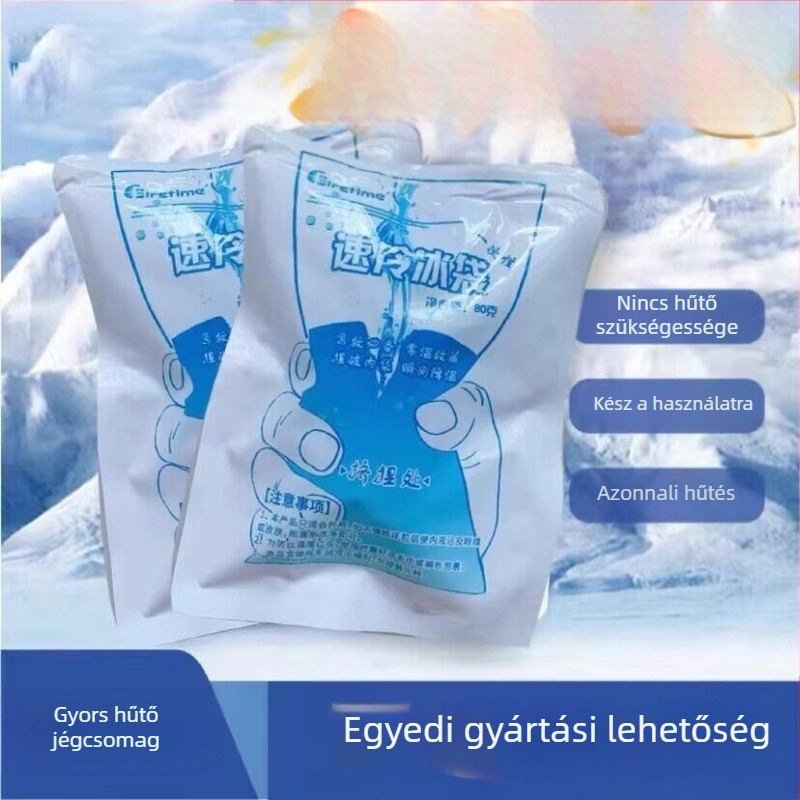 Egyszer használatos jégcsomag – PE anyag, 100 g kapacitás, gyors hűtés
