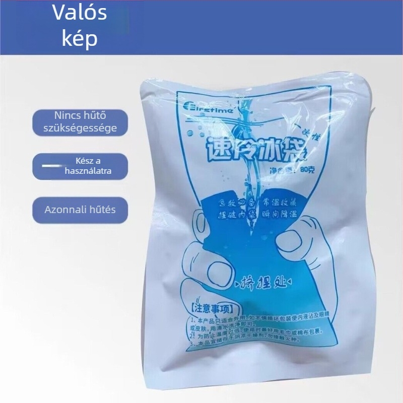 Egyszer használatos jégcsomag – PE anyag, 100 g kapacitás, gyors hűtés
