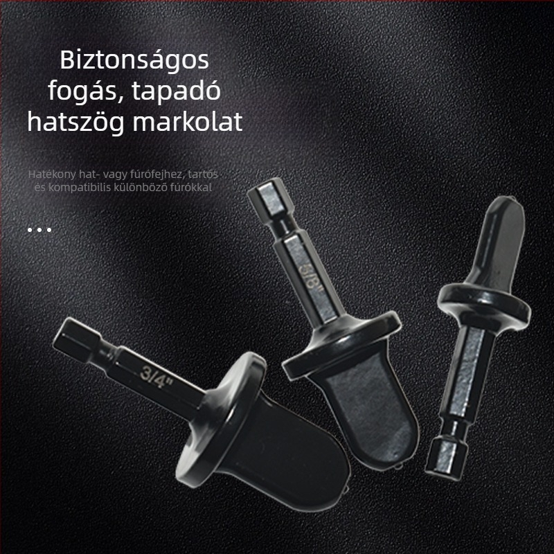 Rézcső-expander készlet kézi fúróval és reamer-rel, imperial méretekhez, hűtő- és klímaberendezésekhez, szénacélból