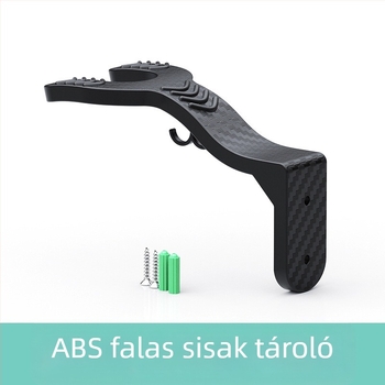 Falra szerelhető sisaktartó lyukasztás nélküli rögzítő rendszerrel (motorkerékpár sisakokhoz; általános kompatibilitás)