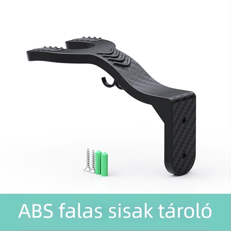 Falra szerelhető sisaktartó lyukasztás nélküli rögzítő rendszerrel (motorkerékpár sisakokhoz; általános kompatibilitás)