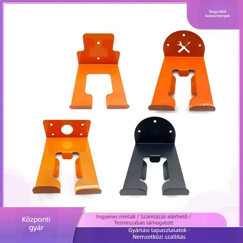 Fűkasza tartó HTD-1555, fémből, Hongtaida hardware, falra szerelhető kerti szerszágtartó