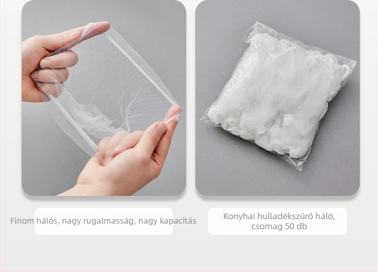 Rozsdamentes acél mosogató szűrő- és tárolóállvány beépített leeresztő kosárral — konyhai szervező