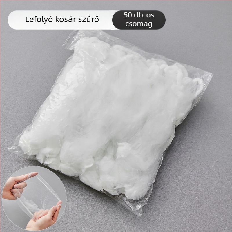 Rozsdamentes acél mosogató szűrő- és tárolóállvány beépített leeresztő kosárral — konyhai szervező