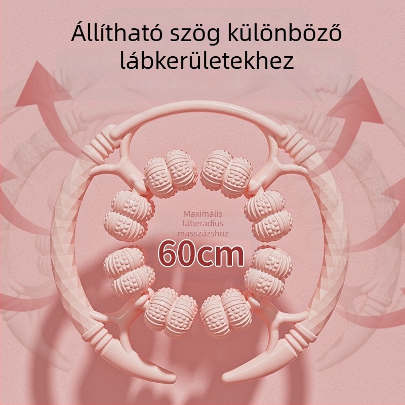 32‑kerek körkörös masszírozóval ellátott lábmasszírozó gép, teljesen burkolt görgőkkel, meridiánok masszírozása — Anyag: PP • Márka: Other • Kategória: Láb szépség gép