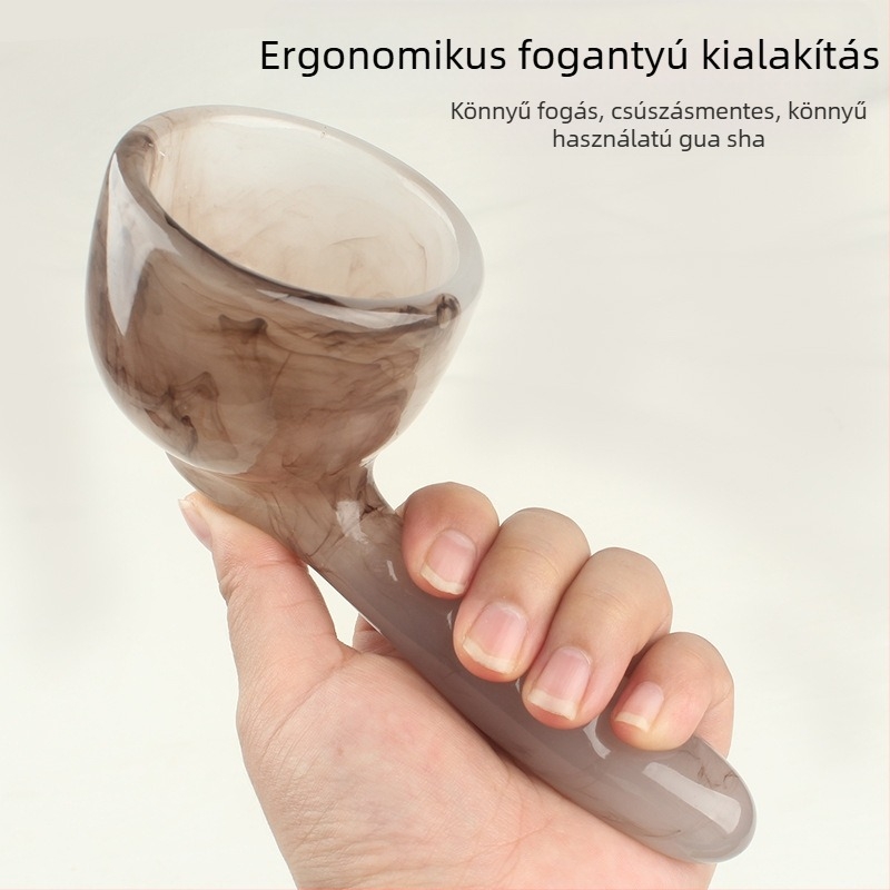 Kézi Guasha masszírozó eszköz, Xuanxuan moxibustion márkától, rezinból, 139 g, egészségügyi masszázs és testformálás