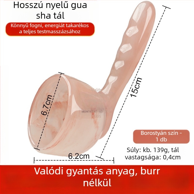 Kézi Guasha masszírozó eszköz, Xuanxuan moxibustion márkától, rezinból, 139 g, egészségügyi masszázs és testformálás