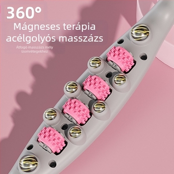 Teljes testre szóló golyós masszírozó, karcsúsító eszköz, hasi masszázsbot, lefedi a derekat, hátat, lábakat, vállakat és nyakat, meridián kefével; 2024 nyári kiadás; Márka: Other