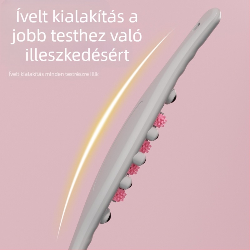 Teljes testre szóló golyós masszírozó, karcsúsító eszköz, hasi masszázsbot, lefedi a derekat, hátat, lábakat, vállakat és nyakat, meridián kefével; 2024 nyári kiadás; Márka: Other