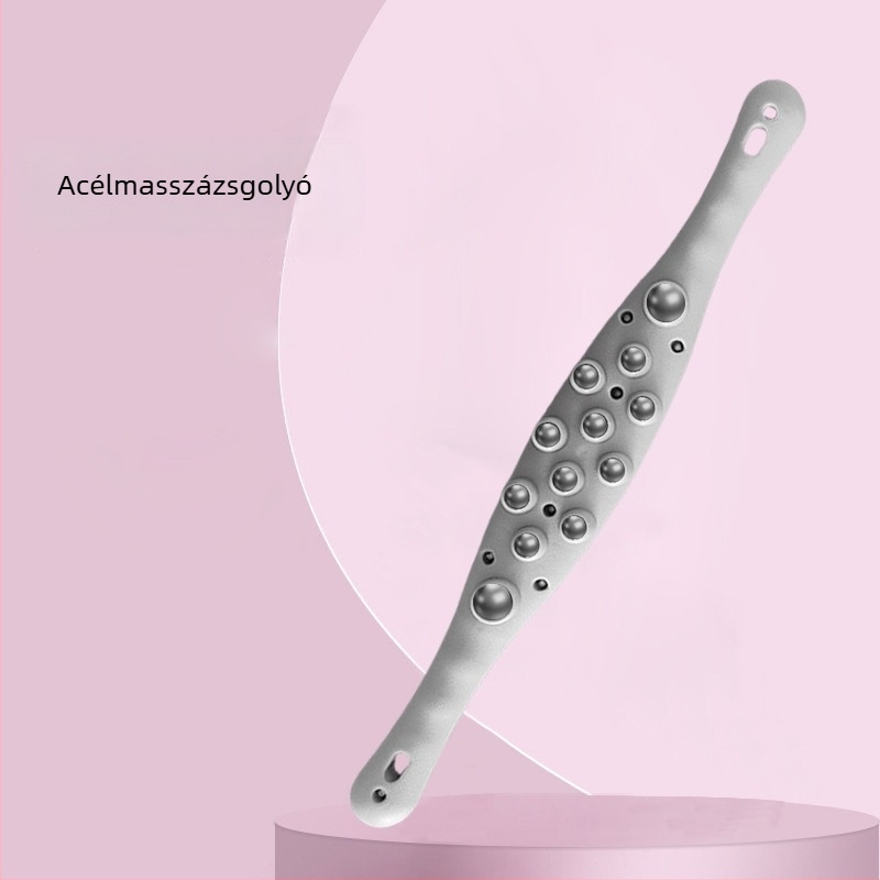 Teljes testre szóló golyós masszírozó, karcsúsító eszköz, hasi masszázsbot, lefedi a derekat, hátat, lábakat, vállakat és nyakat, meridián kefével; 2024 nyári kiadás; Márka: Other
