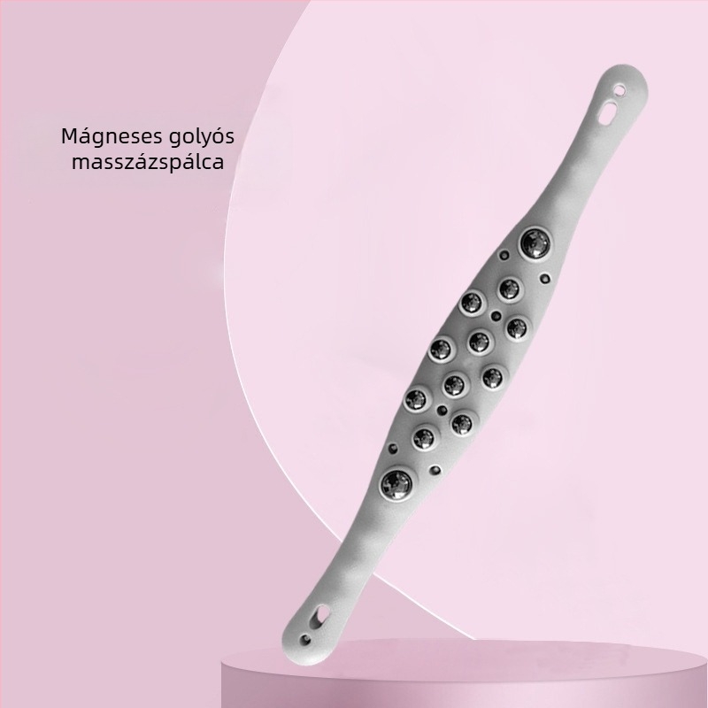 Teljes testre szóló golyós masszírozó, karcsúsító eszköz, hasi masszázsbot, lefedi a derekat, hátat, lábakat, vállakat és nyakat, meridián kefével; 2024 nyári kiadás; Márka: Other