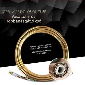 Légmentes cső permetező gép — nagy nyomású, kopásálló, robbanásbiztos