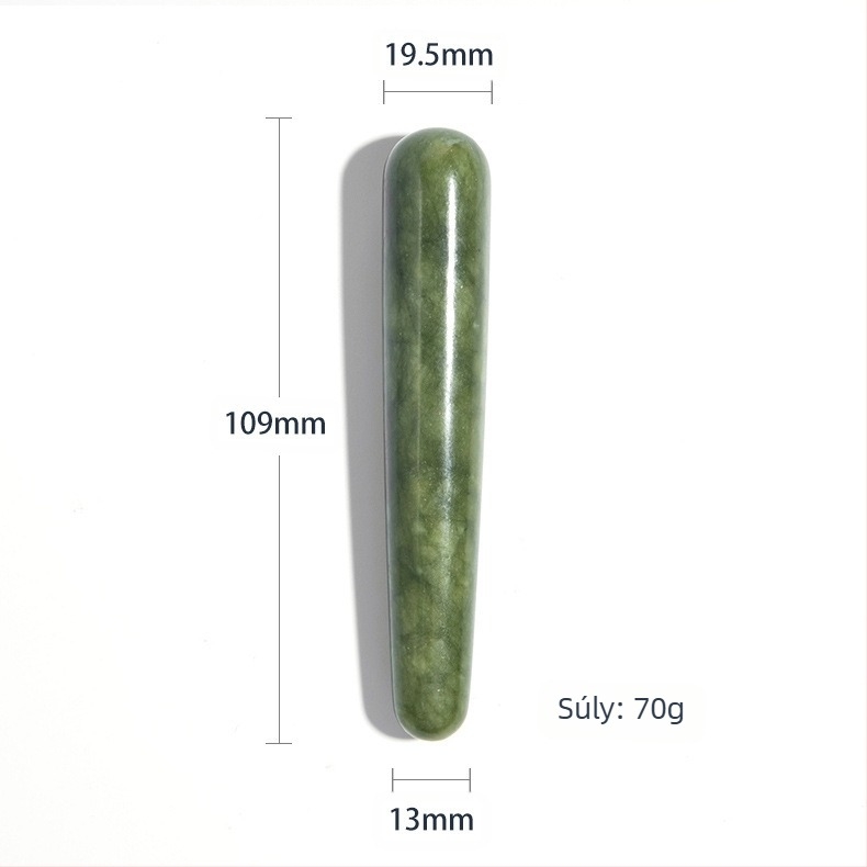 Mulsanne Jade – jáde tojás masszázskő, 70 g, Liaoning eredetű, testreszabható