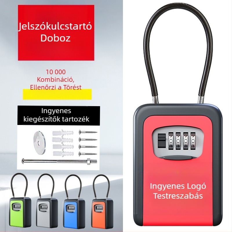 G-típusú jelszavas lakat ötvözött acélból, modern design