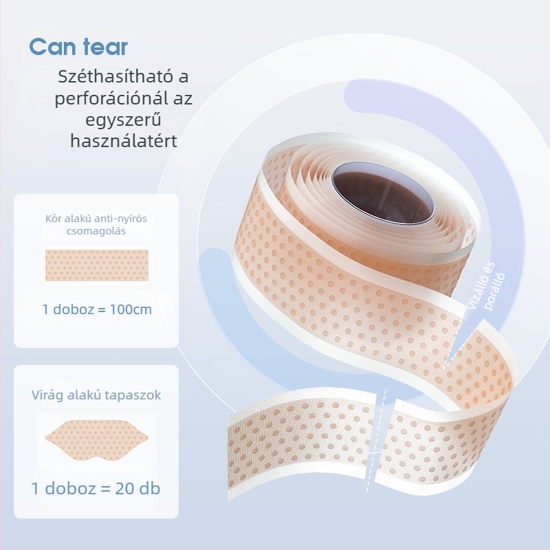 Sarok- és lábujvédő ragasztócsíkok cipőkhöz — átlátszó, kopásálló, kompatibilis bőrcipőkkel, szandálokkal, textilek és munkacipőkkel, egész évben használható