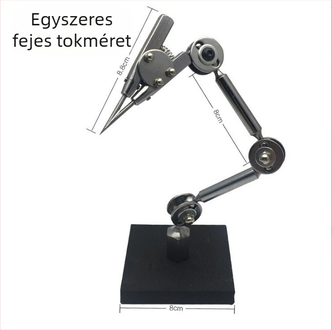 Hegesztő tartó háromkarú, dupla fejű hegesztő csipesz, segédeszköz asztal, márka Yilong