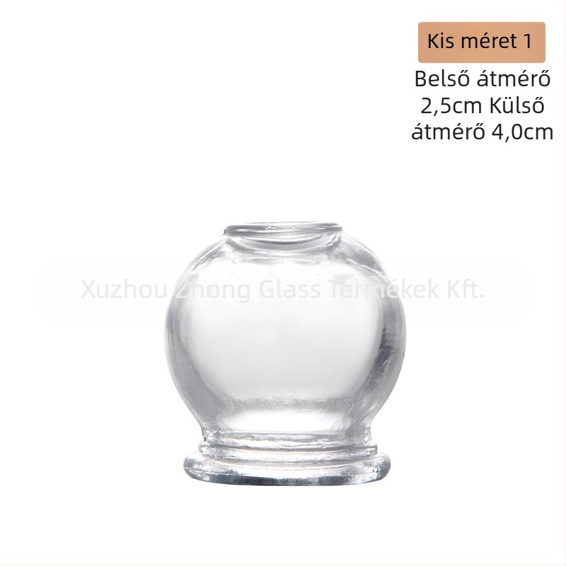 Vákuumos cupping készülék, üvegből készült cupping készlet, illóolajokhoz, licencelhető magáncímke, logó nyomtatás elérhető