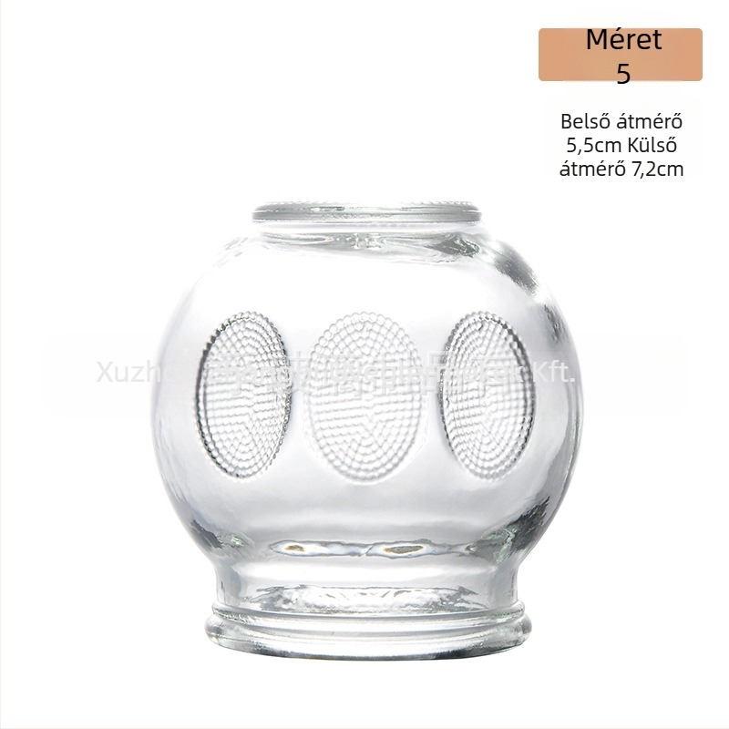 Vákuumos cupping készülék, üvegből készült cupping készlet, illóolajokhoz, licencelhető magáncímke, logó nyomtatás elérhető