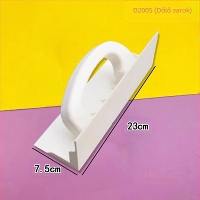 Rozsdamentes acélból készült kettős szögű eszköz belső és külső sarkokra, vakolat és gletteléshez; modellek D200, D300, D200S, D300S