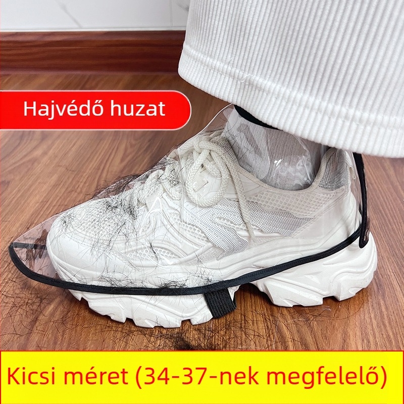 Fodrász és barber cipővédők, porálló, hajszálak töredezésének elleni védelem, felnőtteknek, mintázat 69850, biológiailag lebomló