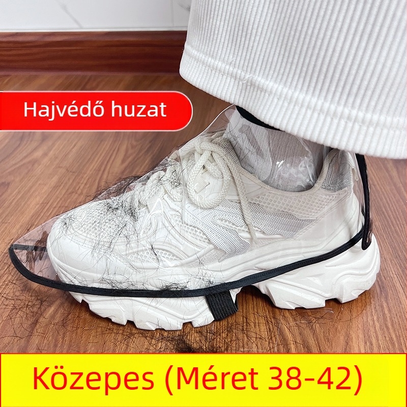 Fodrász és barber cipővédők, porálló, hajszálak töredezésének elleni védelem, felnőtteknek, mintázat 69850, biológiailag lebomló