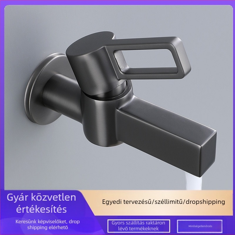 Fali mop mosdó csap, réz anyagú, egykaros működés, elektroplatolt felület, modell SZ2502