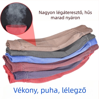 Hosszú kötött ujjú kötény konyhához, elasztikus ujjak, szabad méret, egyszerű stílus