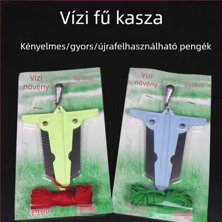 Összecsukható vastagított négylábú horgonykés vízi növények eltávolítására — rozsdamentes acél