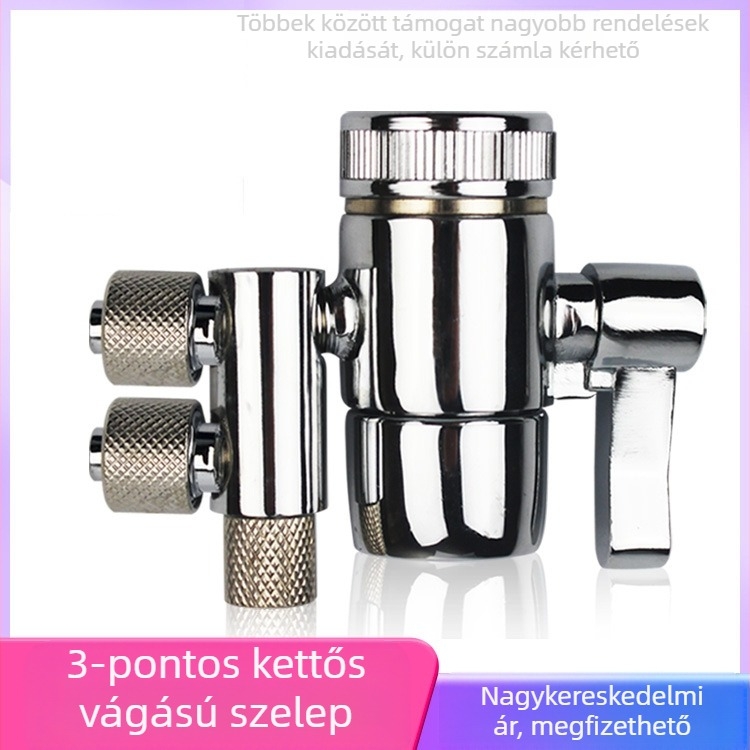 Source Konyhai csaptelep elosztó szelep, tiszta réz, 500 L/h, Modell 3