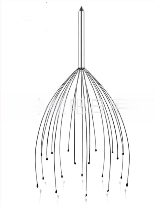 Brother Zhe Polip által inspirált fém fejbőrmasszírozó, 0,03 kg, Csomagolás 300 db.