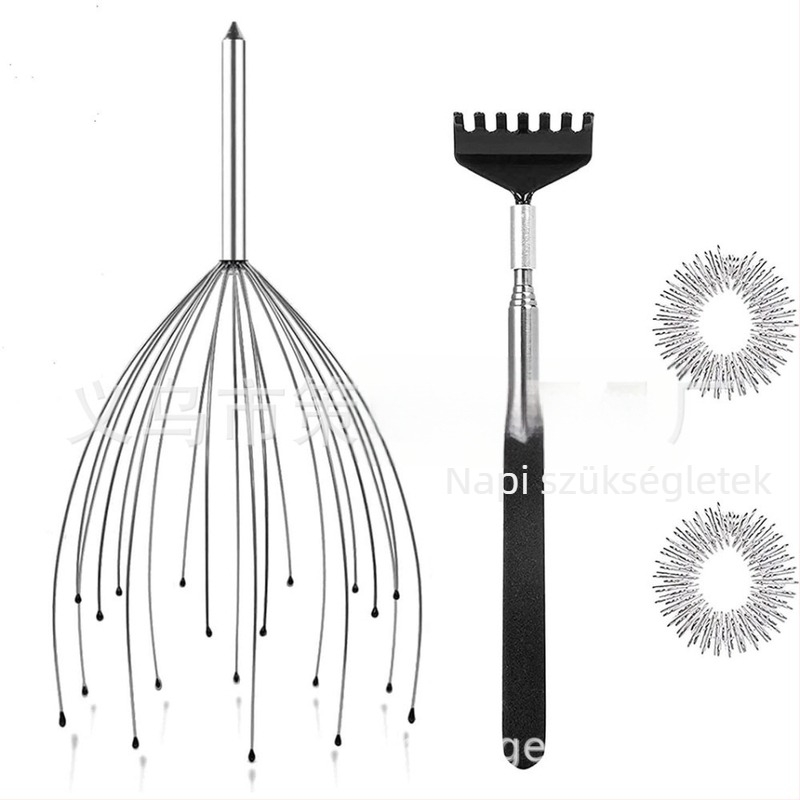 Brother Zhe Polip által inspirált fém fejbőrmasszírozó, 0,03 kg, Csomagolás 300 db.