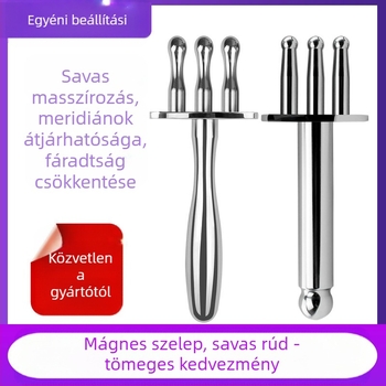 anisa Mágneses meridián masszázs villa — Két- és háromágú akupont terápiával, körkörös masszázsfejekkel a nyakra, hátra, derekára és lábakra